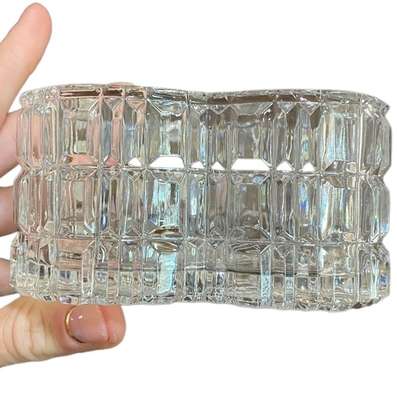 European Crystal. Genuine Hand Cut Lead Crystal Heart From Poland. 24% Pbo - Picture 6 of 16